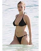 Kelly Brook's hot fuckable's body in red hot lingerie in this gallery