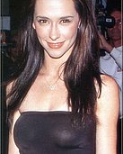 Jennifer Love Hewitt's perky nipples exposed under her black see-through top in these pics